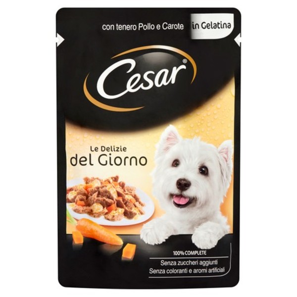 Cesar 100g Alu Csirke-Z&ouml;lds&eacute;g