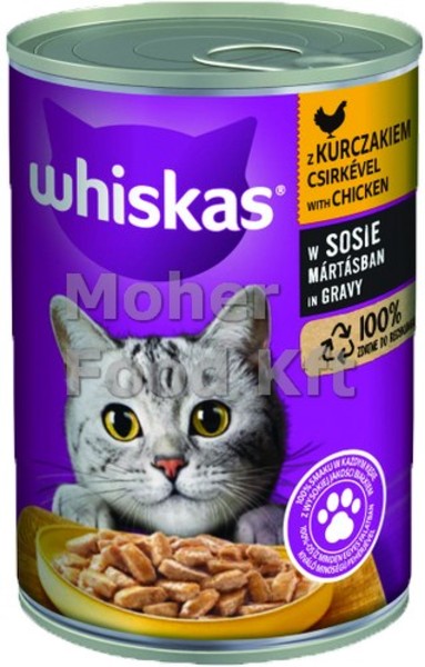 Whiskas Konz 400g Csirke