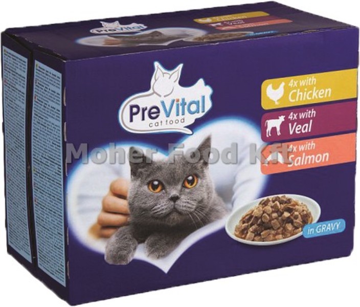 PreVital Macska 12x100g Sz&oacute;szV