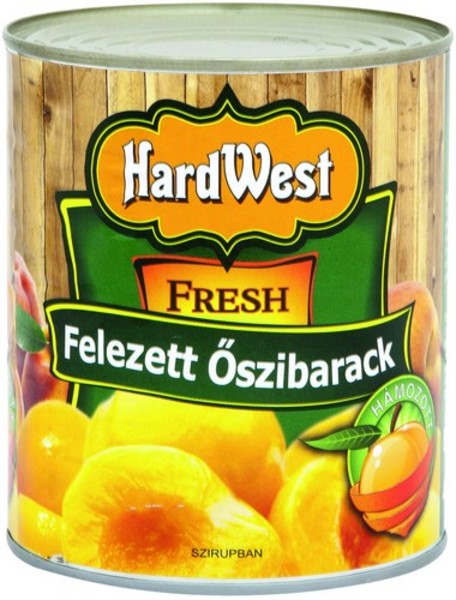 Hardwest/Fruppy Őszibarack820g