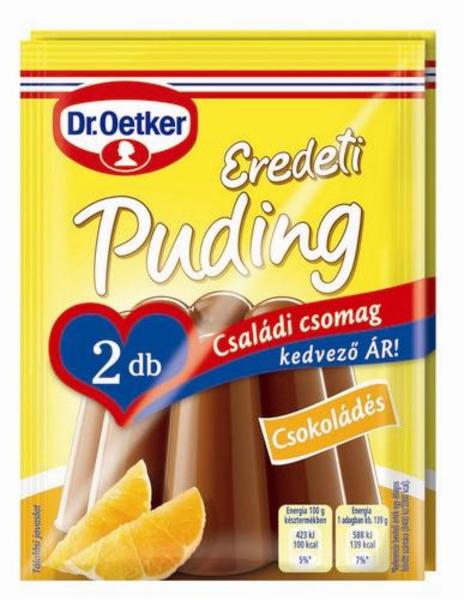 Dr.Oetker Pud 2x40g Csokoládé