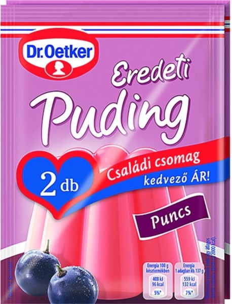 Dr.Oetker Pud 2x40g Puncs