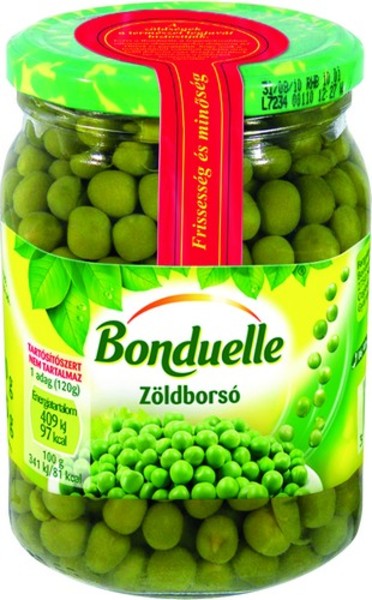 Bonduelle Zöldborsó Üveg  660g