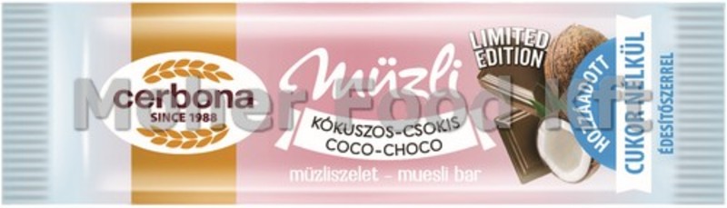Cerbona 20g Müzliszel KókuszCs