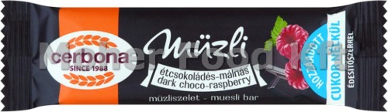 Cerbona 20g Müzliszel Ét-Málna