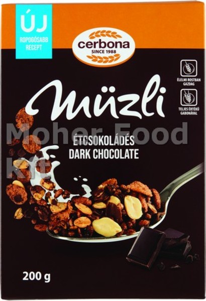 Cerbona Müzli 200g Étcsokis