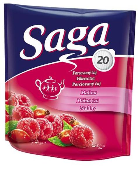 Saga Tea 20 filt Málna