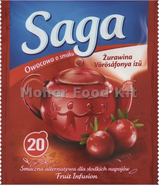 Saga Tea 20 filt Vörösáfonya