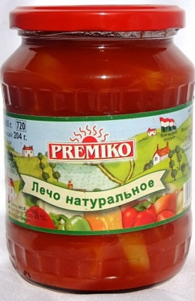 Premiko Natúr Lecsó  720ml