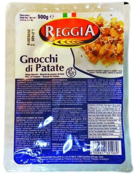 Reggia 500g Burgonya Gnocchi