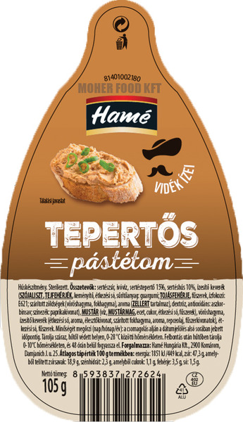 Ham&eacute; 105g Tepertős