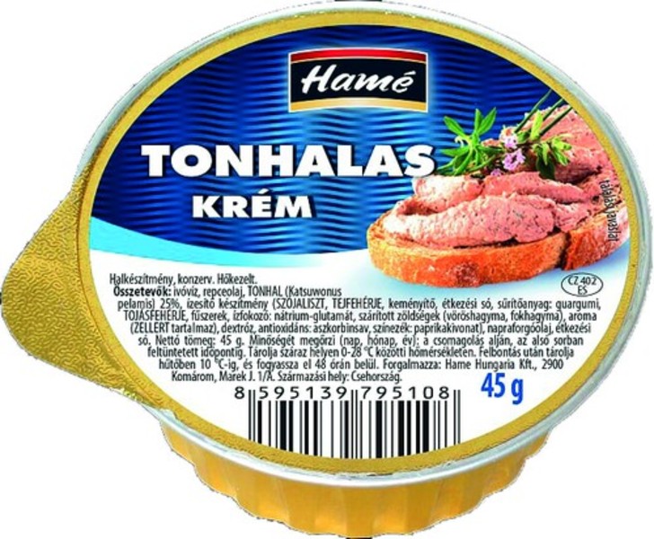 Hamé Alu 45g Tonhalas Krém
