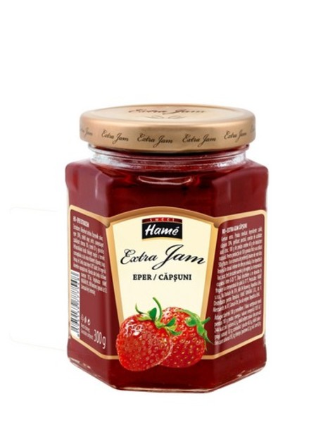 Ham&eacute; Pr&eacute;m Dzsem 300g Eper