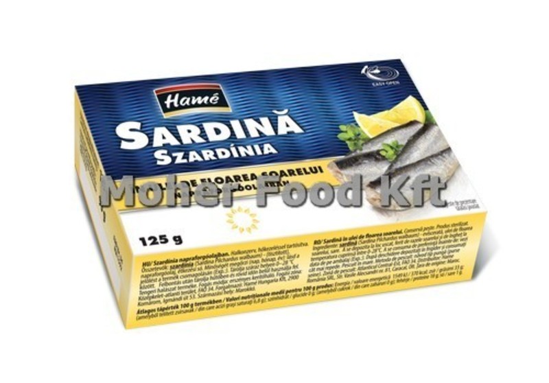 Hamé Szardínia 125g Növ Olaj