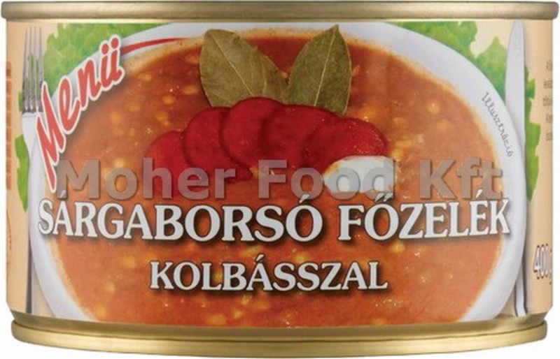 Menü SárgabosófőzKolbász 400g