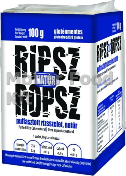 Ripsz-Ropsz 100g Puff Rizs Nat