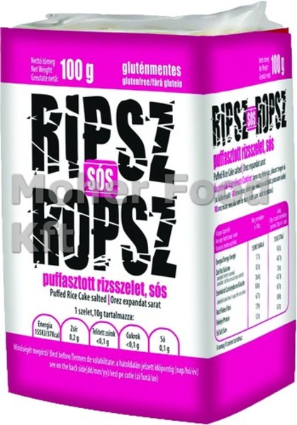 RipszRopsz 100g PuffRizs Sós