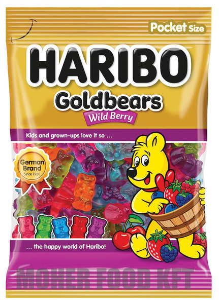 Haribo 80g GoldbarenWildBerry