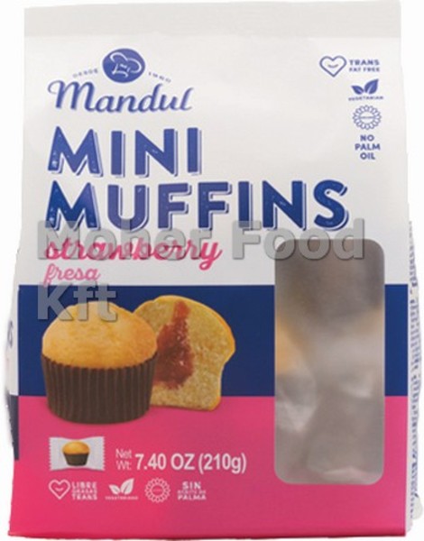 Mini Muffins Mandul 200g Eper