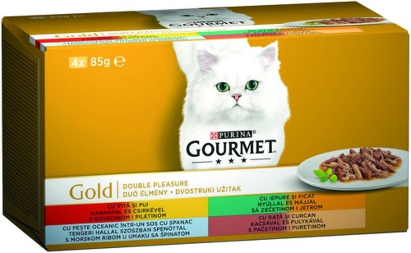 Gourmet Gold 4x85g Du&oacute; &Eacute;lm&eacute;ny