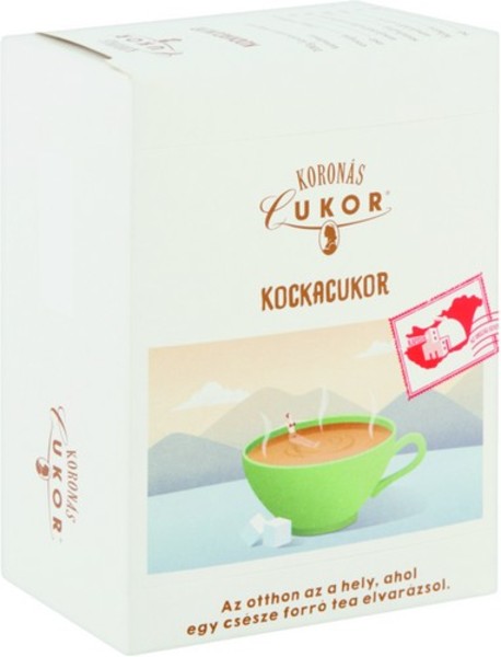 Koronás Kockacukor 500g