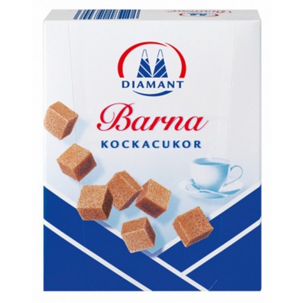 Diamant Barna Kockacukor 500g