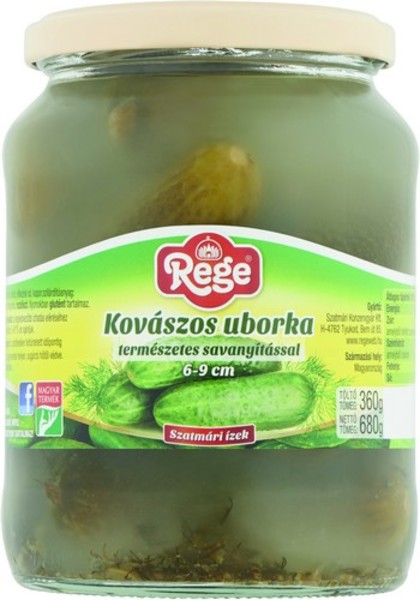Rege Kovászos Uborka 6-9 720ml