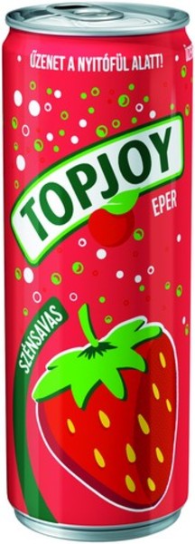 TopJoy 0,33l Eper Fémdoboz