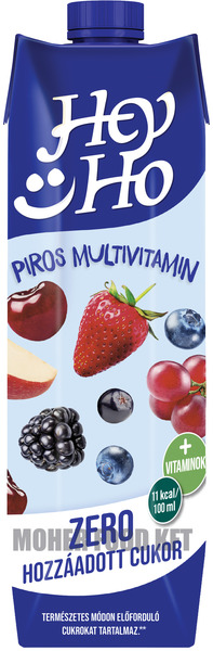 Hey-Ho 1l ZERO Piros Multi