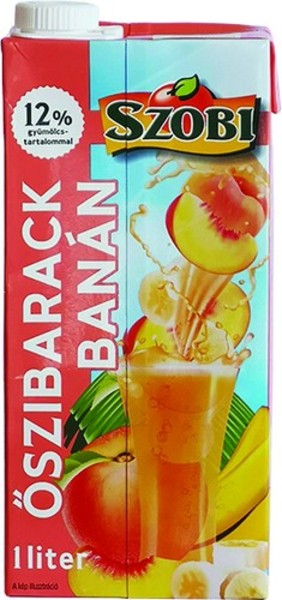 Szobi 1l Őszibarack-Banán 12%