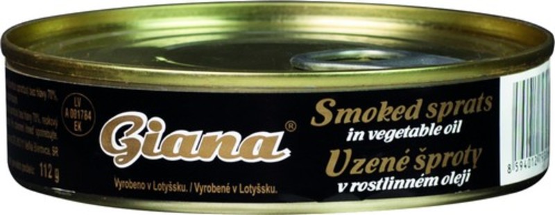 Giana Füstölt Sprotni 160g