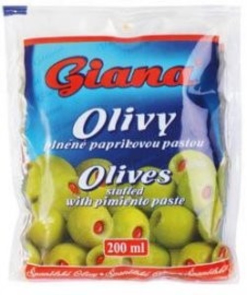 Giana Olivab Paprikával 200ml