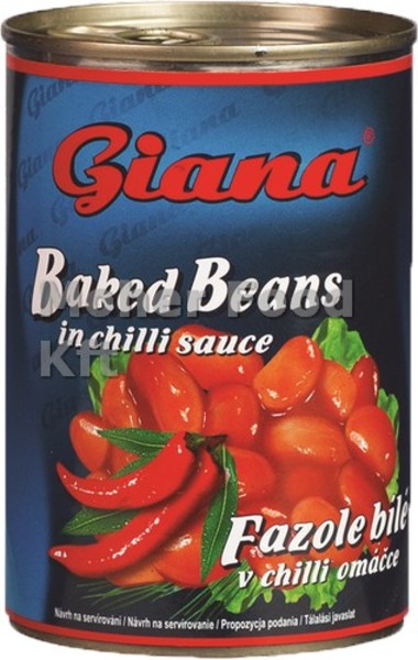 Giana 425 ml Fehérbab Chilis