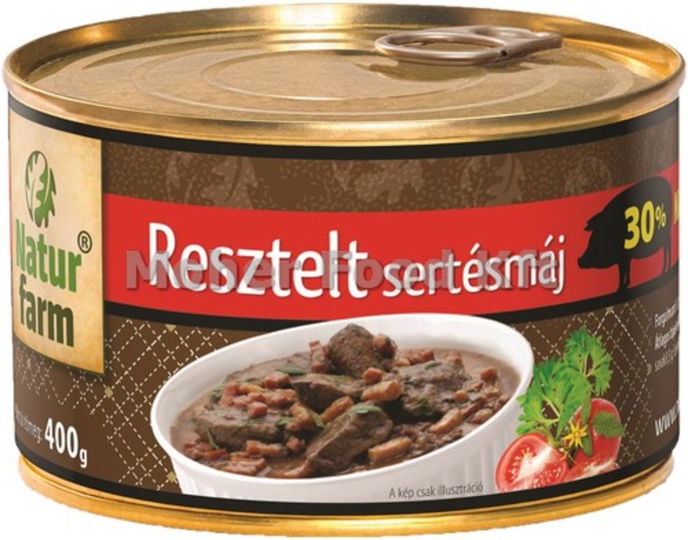 NaturFarm 400g Resztelt Máj