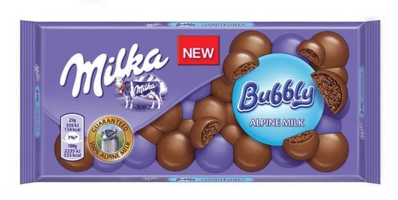 Milka  90g Bubbly Alpesi tej##