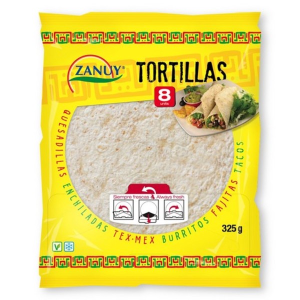 Zanuy B&uacute;zaTortil 320g L&aacute;gy