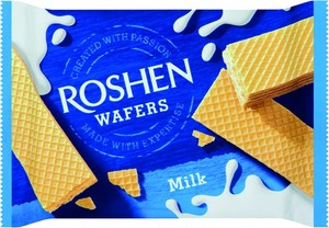 Roshen 72g Wafers Milk