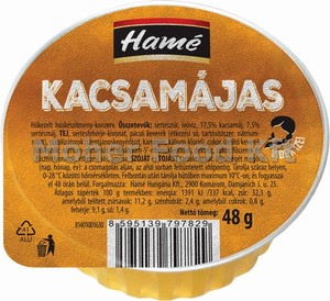 Hamé Alu 48g Kacsamájas