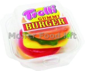 Trolli Hamburger T&aacute;lc&aacute;s 50g