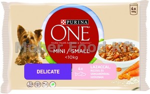 Purina One Kutya 4x85g Lazac