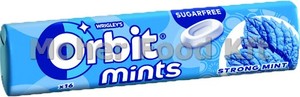 Orbit Cukorka 28g Strong Min##