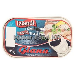 Giana Tőkehalm&aacute;j Olajban 115g