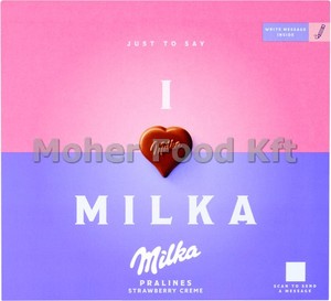 I Love Milka 110 g Eper    ##