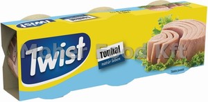 Twist Tonhalt&ouml;rzs3x80g Nat&uacute;rL&eacute;